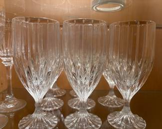 8pc crystal glass set