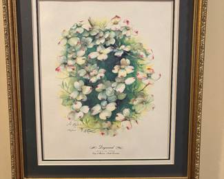 Framed painting