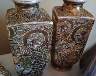 Heavy Asian vases