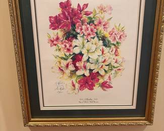 Framed painting