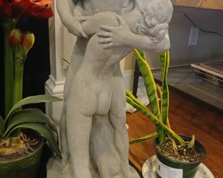 Cement statue