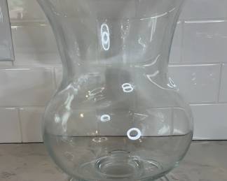 Gorgeous Heavy Large Vase Glass