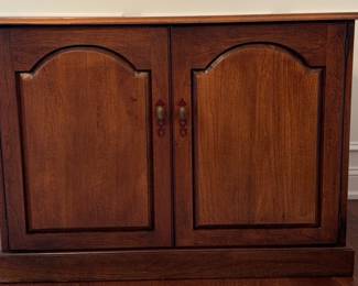 Beautiful Wooden Storage Cabinet With Removable Shelf