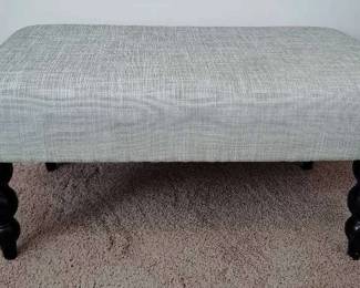 Green Upholstered Modern Bench