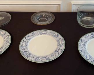 Villeroy Boch Plates With Glassware