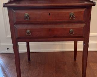 003 Lexington Bob Timberlake Side Table With Compartments