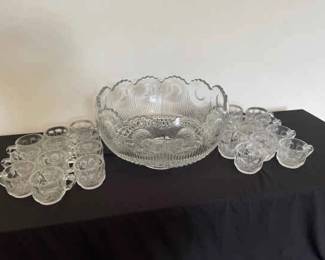 Classy And Beautiful Punch Bowl Set 24 Pc