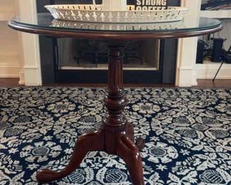 Classy End Table With Decor