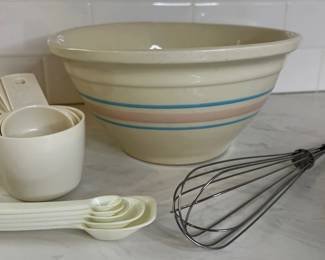 Vintage Stoware Mixing Bowl And More