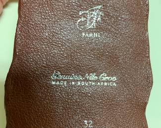 South African leather purse