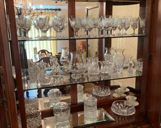 Waterford, Gorham and other crystal pieces