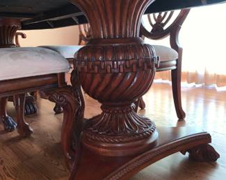 Pedestal of dining table