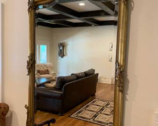 Large antique mirror