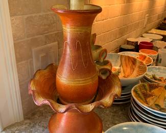 Pottery fountain
