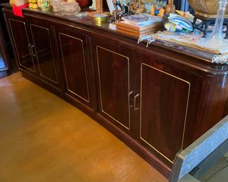 Early 80s rosewood credenza