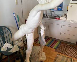 Life size cast of Mercury