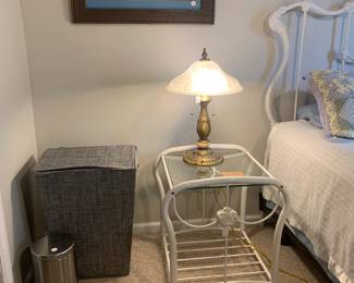 Iron side table