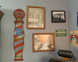 Barber pictures and signs