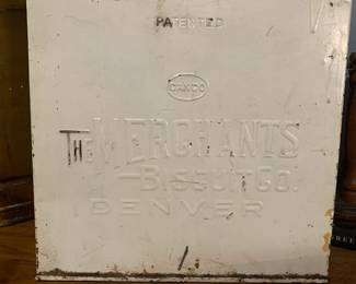 The Merchants Biscuit company tin box