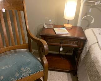 Wooden side table
