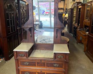 Victorian Walnut Dresser