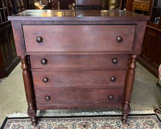 Antique Cherry Empire Chest