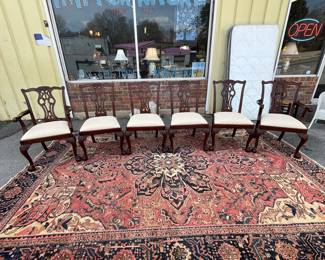 Six Chippendale Chairs by Lexington