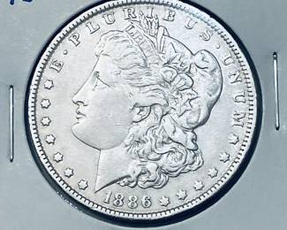 Old silver dollars