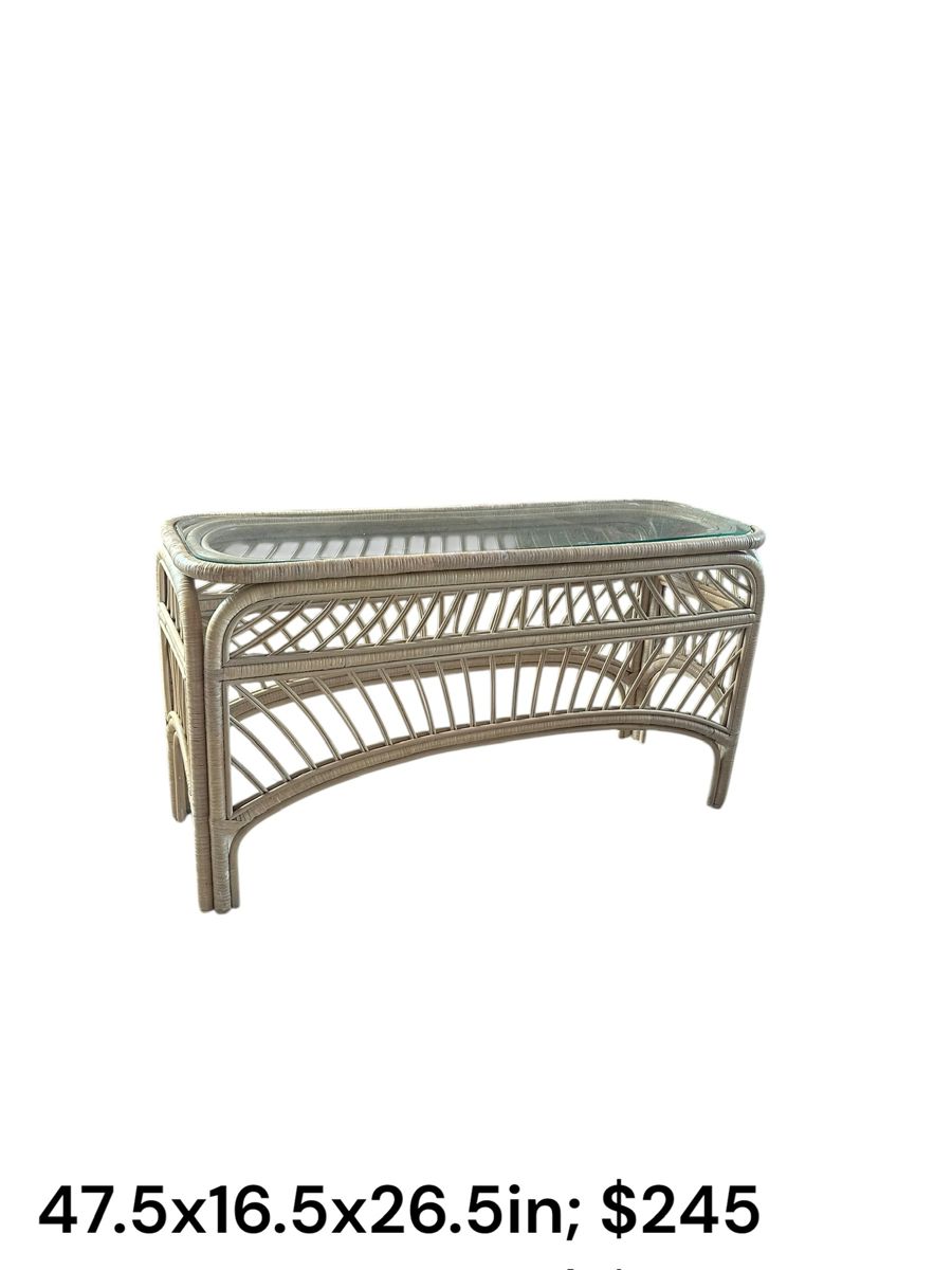 Ficks reed vintage console