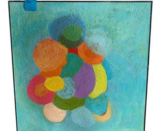 Acrylic abstract art.