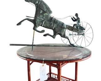 Chariot Sculpture; 33x9x21in