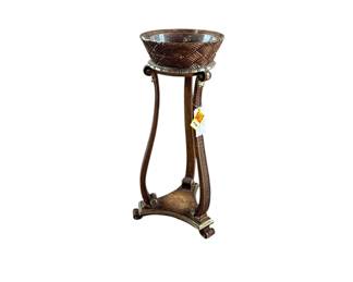 Antique gilt wood plant stand.