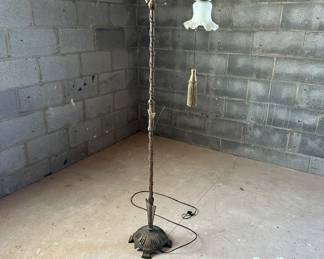 Antique floor lamp.