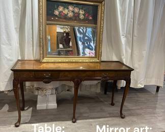BAKER furniture console. $495