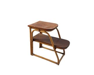 Vintage flicks reed side table.