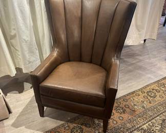 Leather armchair.