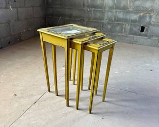 Chinoiserie nesting tables