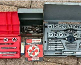 Tool & Die Sets- Craftsman Tap & Hexagon Set, Vermont American Corp Threading Set