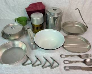 Vintage Camping Cooking Lot