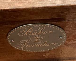 Baker Leather Top Desk