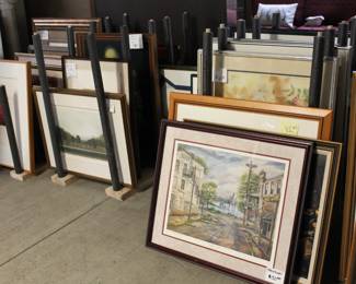 Framed artworks