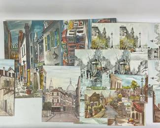 European Street Scene Art Prints & Posters