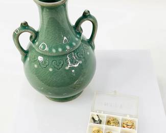 Chinese Vase and Buttons