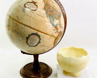 Replogle Worls Classic Globe and Glass Satin Vanilla Bowl