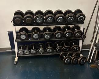 Dumbbell Set with Rack