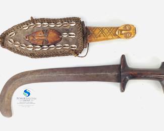 African Cermonial Dagger & Middle Eastern Jambiya Style Dagger