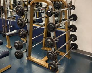 Barbells with Rack