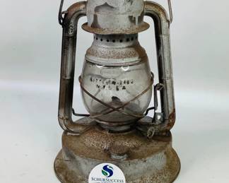 Dietz "Little Giant" Lantern and Antique Doorknob