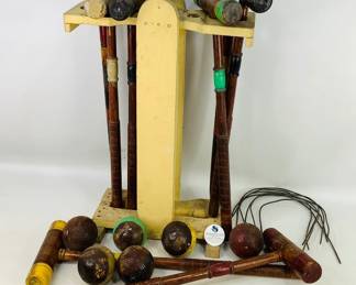 Vintage Croquet Set