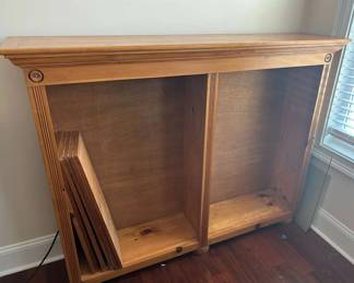 Solid Pine Book Shelf w 6 Shelves